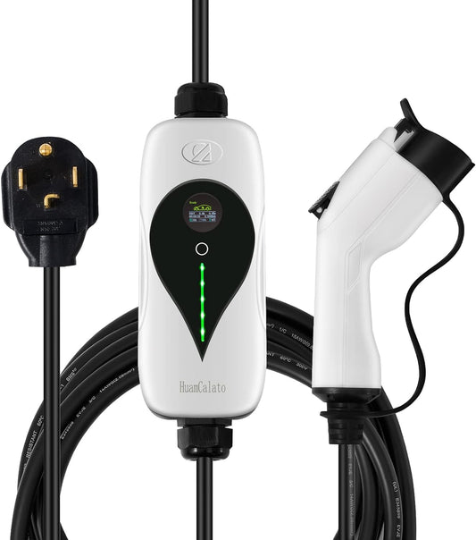 HuamCalato  Level 2 Portable EV Charger 40Amp  NEMA 5-15 Plug indoor/outdoor